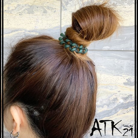 (5点セット)スプリングゴム ヘアゴム マットカラー ダークなカラー ヘアポニー 髪留め メンズ レディース ユニセックス ヘアアクセサリー