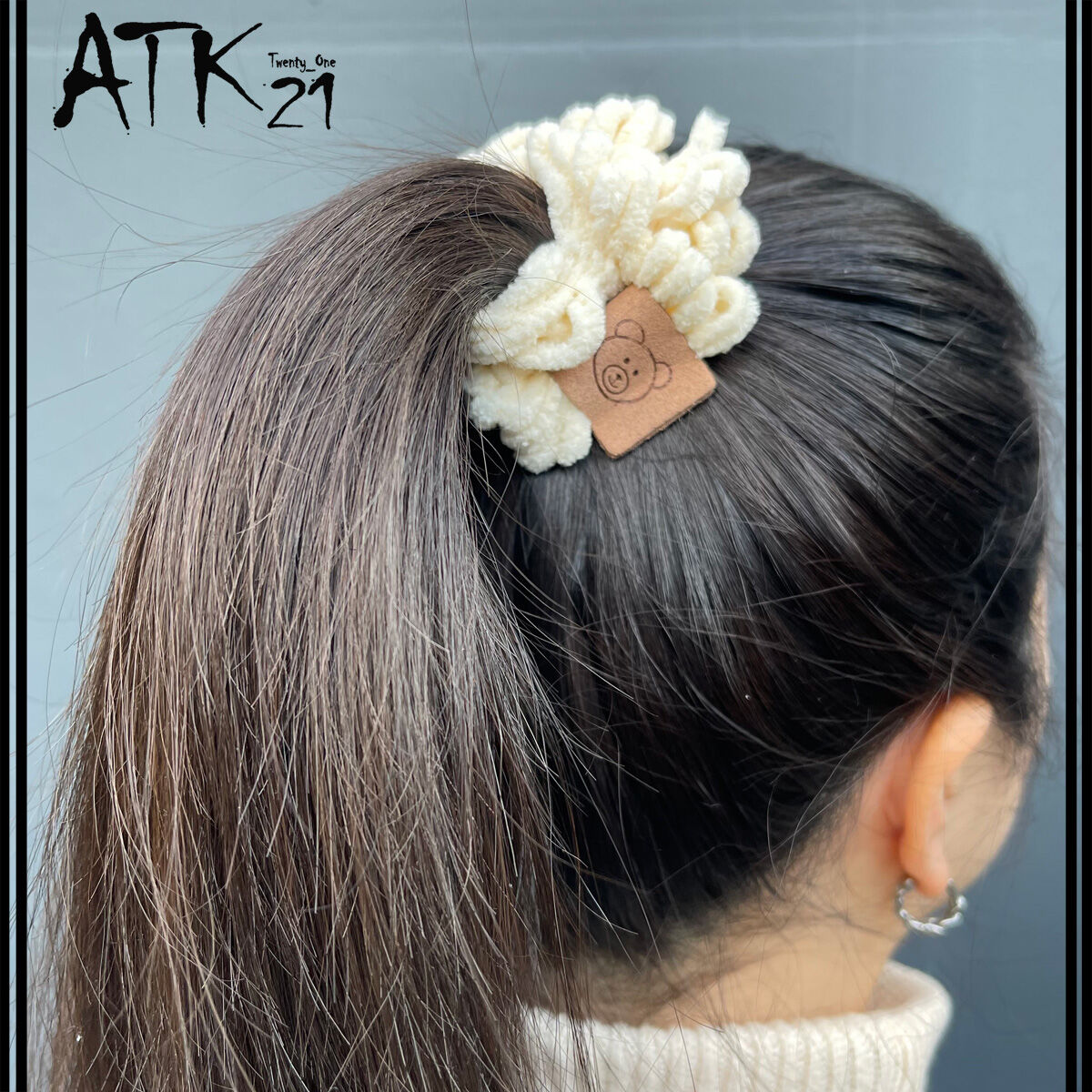 acca スワロフスキーヘアゴム ブラウン 【公式通販】