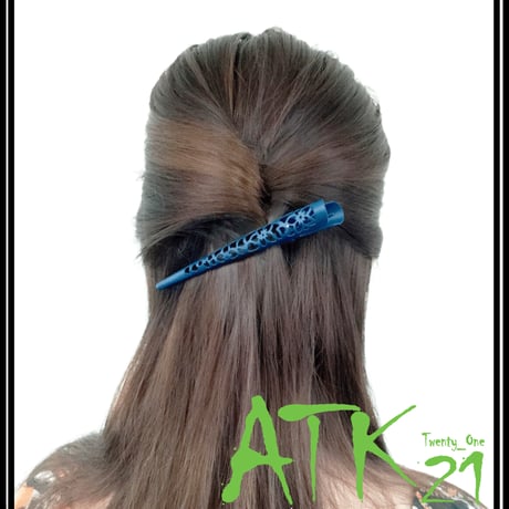 透かし フラワー マットカラー ダッカールクリップ コンコルド アンティーク ヘアクリップ 髪飾り レディース ヘアアクセサリー ：DH170502