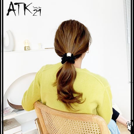 大粒パール付き ヘアゴム シュシュ 簡単ヘアアレンジ ヘアポニー ハーフアップ まとめ髪 髪留め レディース ヘアアクセサリー 韓国アクセサリー 送料無料