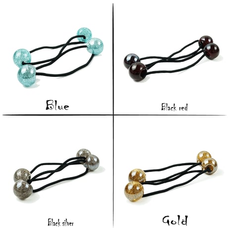 (2点セット） ラメ入り ボール 子供用ヘアゴム ツインテール ヘアポニー 卒業式 入学式 発表会 七五三 結婚式 パーティ 子供 キッズ 女の子 ヘアアクセサリー：HGK190903