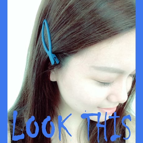 オープン リーフモチーフ パステルカラー クリップピン ダッカール シンプル 無地 前髪 艶消し レディース ヘアアクセサリー：HD160601