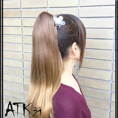 レオパード 大粒パール バレッタ 大人可愛い cute 大人アクセ ヘアクリップ 髪留め 簡単ヘアアレンジ レディース ヘアアクセサリー：HBR181101
