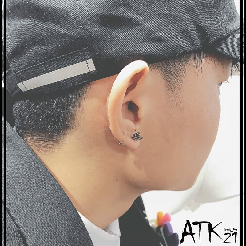 片耳用（1個売り）弓矢 アンテナ ヘリックス バーベル ボディピアス