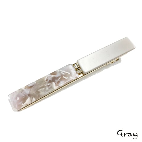 マーブル模様 ストーン 上品 ヘアピン ヘアクリップ ダッカール くちばしクリップ 簡単ヘアアレンジ レディース ヘアアクセサリー：HD180205