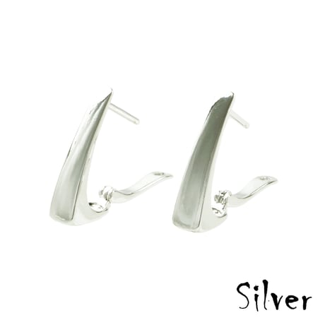 両耳用（2点セット）バー トライアングル フープピアス リングピアス シンプル メンズ レディース ユニセックス アクセサリー：HPB200202