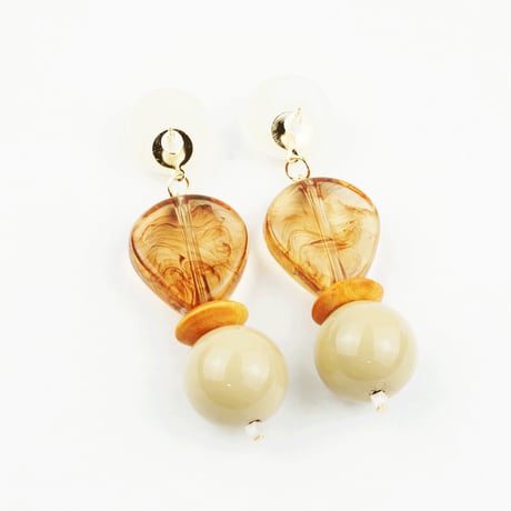 2017春夏 トレンド ビックモチーフ スタッドピアス 華やか エスニック風 レディース アクセサリー：PKL170401