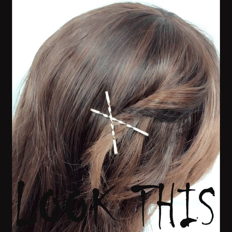 (4本セット) パール ゴールド ヘアピンセット 前髪 髪どめ ヘアアクセサリー 大人可愛い：HA160805p