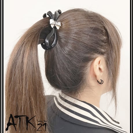 リボン 上品 シンプル バナナクリップ おしゃれ 大人アクセ 髪留め しっかり留まる レディース 簡単ヘアアレンジ ヘアアクセサリー：BNN181205