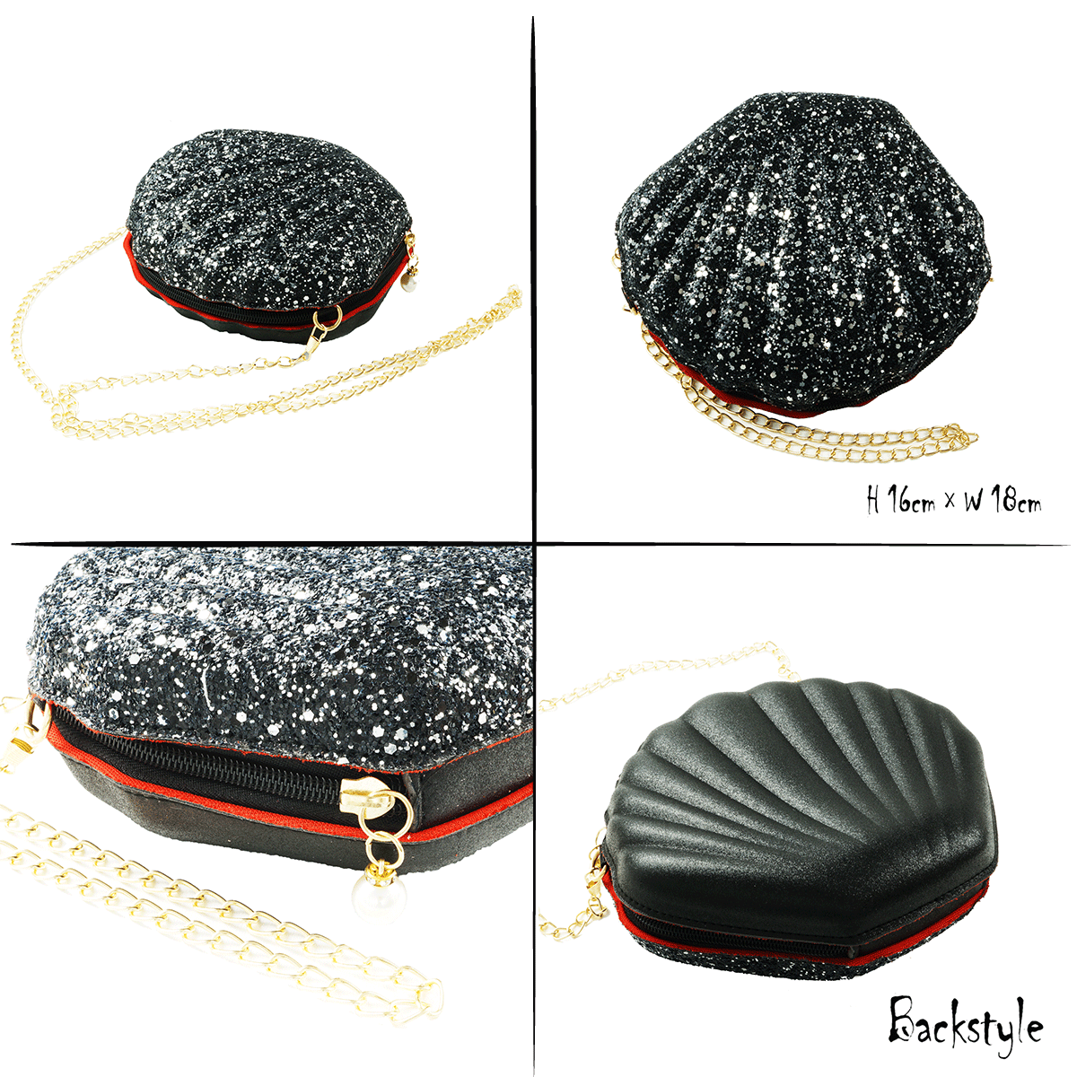 シェル ショルダーバッグ 貝殻 クラッチバッグ 貝型 ポシェット かばん  