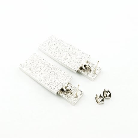 スクエア 大理石 マーブル シェル デニム ターコイズ スタッド ピアス オシャレ レディース アクセサリー：PKL170301