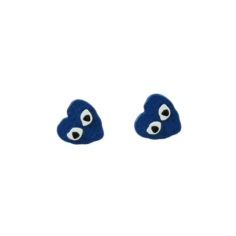 (2点セット）ハートピアス cuteなお目目 ピアス  メンズ レディース ユニセックス アクセサリー：PSK191102