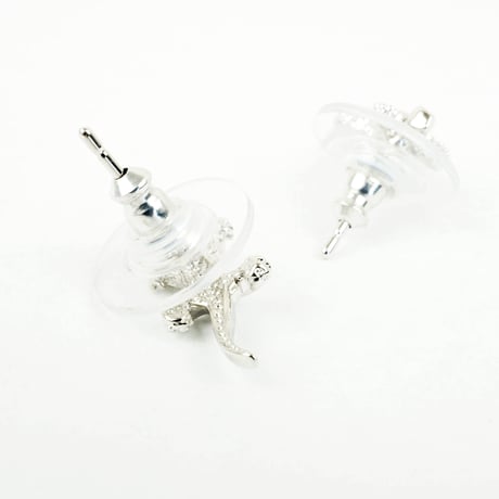 トカゲモチーフ スタイリッシュ リザードピアス スタッドピアス Silverpost925 シルバー ゴールド メンズ レディース ユニセックス アクセサリー：PS160602
