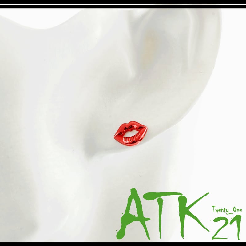 両耳用（2個セット）唇 リップ 16G サージカルステンレスピアス 軟骨