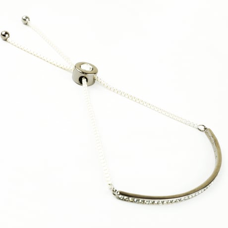 ラインストーン スワロフスキー チェーンコードー ブレスレット Bracelet レディース エレガント おしゃれ✧ラッピング無料BOX付✧：BSW160203