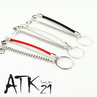 レザー チェーン サークル チャーム タイト ブレスレット シンプル レディース アクセサリー：BR170201