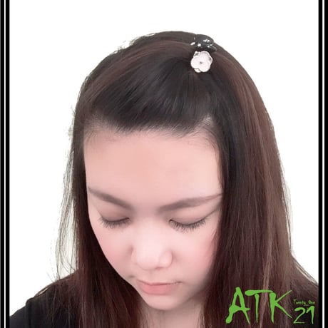 フラワー モチーフ ミニバンスクリップ プチヘアクリップ かわいい レディース ヘアアクセサリー：HBS180301