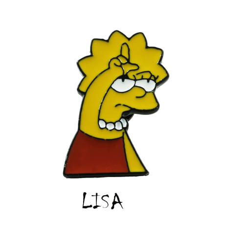 シンプソンズ モチーフ ピンバッチ バッチ THE SIMPSONS メンズ レディース ユニセックス アクセサリー：PB200503