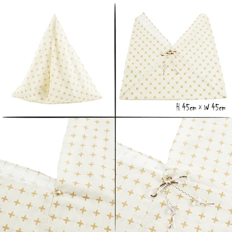 十字架 あずま袋 手ぬぐい 手作り ハンドメイド エコバック お弁当袋 ちょこっとお出かけ ご近所コーデ 浴衣 レディース おしゃれ 雑貨：AB200803