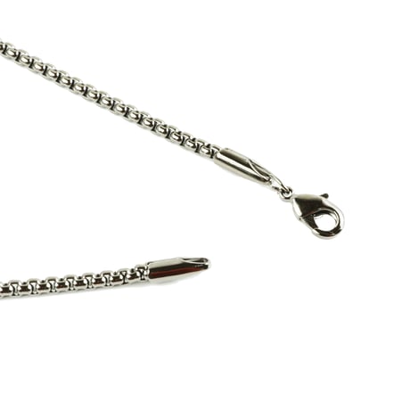 リング サークル シンプル ネックレス 2WAY メンズ レディース ユニセックス アクセサリー：MNB180201