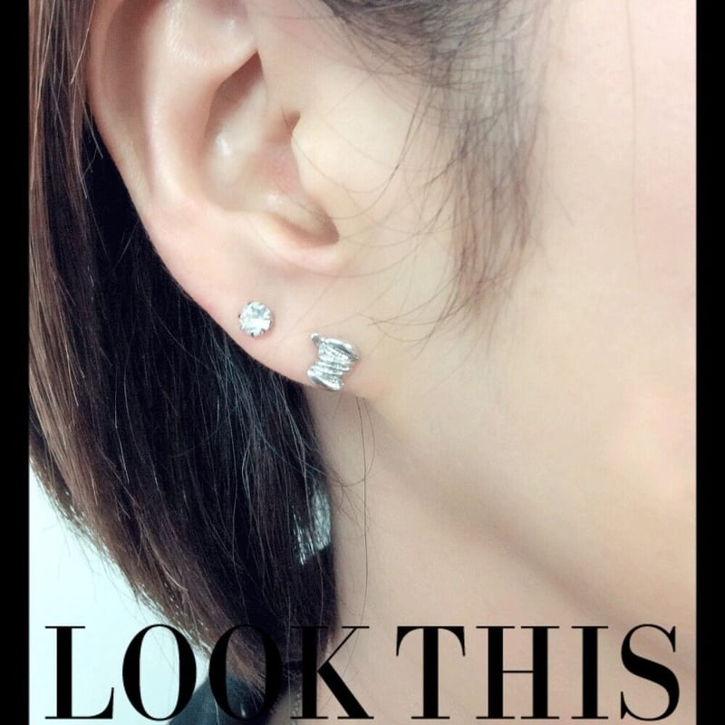 4点セット）ハサミ×糸巻き×安全ピン×ビジュー モチーフ ソーイング