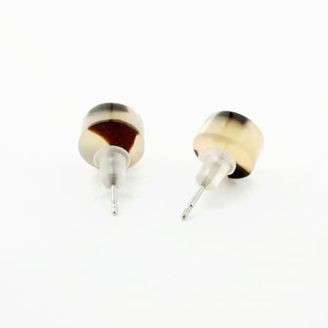 べっ甲 サークル スタッド ピアス きれいめ カジュアル レディース アクセサリー：PKS170201