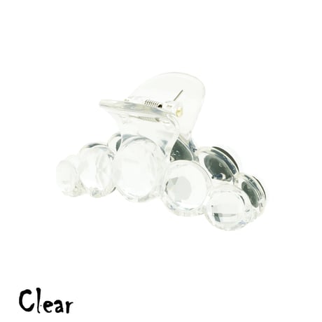 サークル アクリルストーン キラキラ シンプル 上品 バンスクリップ へアクリップ しっかりホールド 簡単ヘアアレンジ 髪留め 大人アクセ レディース ヘアアクセサリー：HBL181203