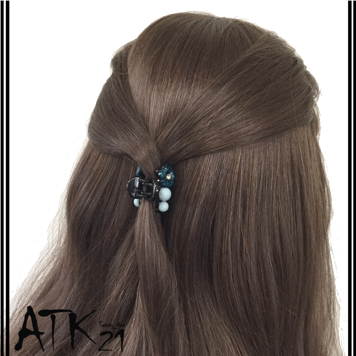 ラメ入り フラワー ミニバンスクリップ プチヘアクリップ 大人 ラメ入り フラワー ミニバンスクリップ プチヘアクリップ 大人