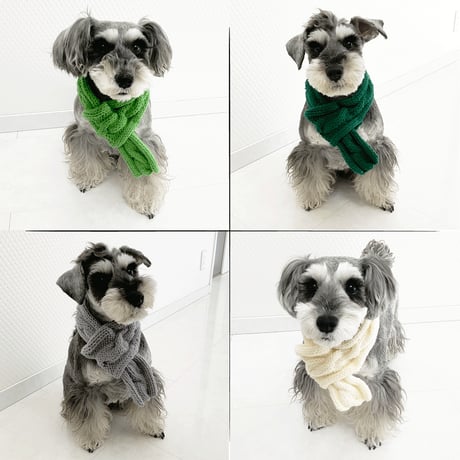 ハンドメイド 手作り 犬用マフラー 縄編みマフラー 愛犬 寒がりのわんこに 冬の防寒アイテム ネックウォーマー お散歩グッズ
