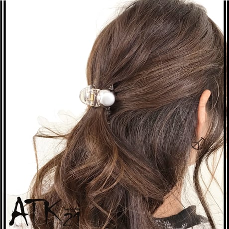 ポイント シルバー ゴールド サークル シンプル 上品 バンスクリップ へアクリップ しっかりホールド 簡単ヘアアレンジ 髪留め 大人アクセ レディース ヘアアクセサリー：HBM190701