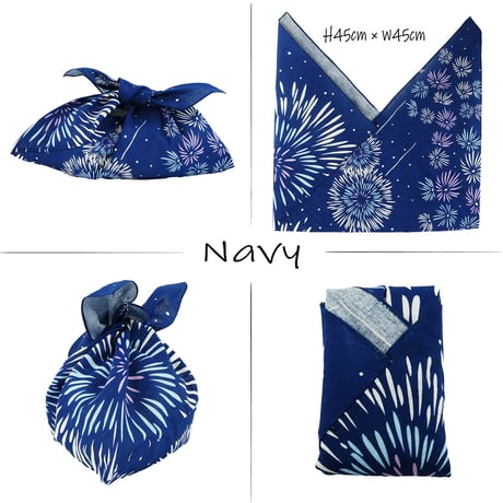 花火モチーフ あずま袋 手ぬぐい 手作り ハンドメイド エコバック お弁当袋 ちょこっとお出かけ ご近所コーデ 浴衣 レディース おしゃれ 雑貨