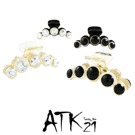 キラキラ アクリルストーン シンプル 大き目 上品 バンスクリップ へアクリップ しっかりホールド 簡単ヘアアレンジ 髪留め 大人アクセ レディース ヘアアクセサリー