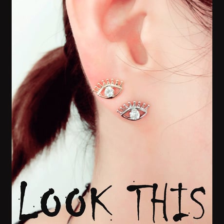目玉 目 アイ スタッドピアス おもしろアイテム Silverpost925 シルバー ゴールド メンズ レディース ユニセックス アクセサリー：PS160606