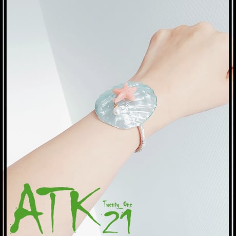 シェル 貝殻 スターフィッシュ シースター パール ヘアゴム ヘアポニー レディース ヘアアクセサリー：HG170301