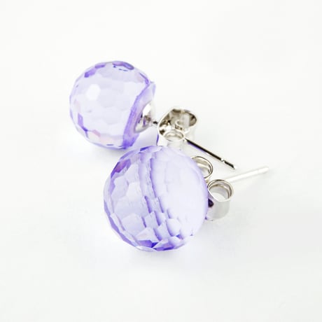 透明感いっぱい ニュアンスカラー ストーン ボール スタッド ピアス おしゃれ レディース アクセサリー：PKS160302