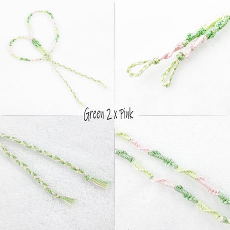 （2点セット）ブレスレット アンクレット セット ハンドメイド ペア カップル ミサンガ Missanga コードミサンガ お守り 手作り メンズ レディース ユニセック アクセサリー