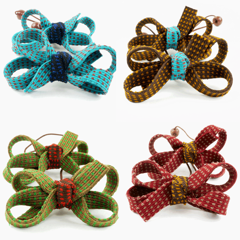 現品限り!】ドットヘアリボンドットヘアゴムキッズリボンハンドメイド