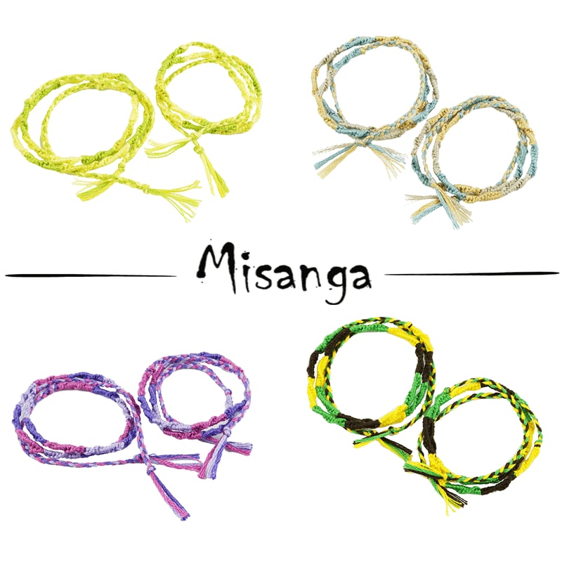 夏 ペア カップル ミサンガ Missanga アンクレット メンズ レディース