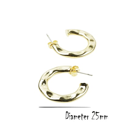 (2点セット）変形メタルフープピアス サークル ピアス トレンドカジュアル シルバー ゴールド レディース アクセサリー：PSM190731