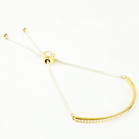 ラインストーン スワロフスキー チェーンコードー ブレスレット Bracelet レディース エレガント おしゃれ✧ラッピング無料BOX付✧：BSW160203