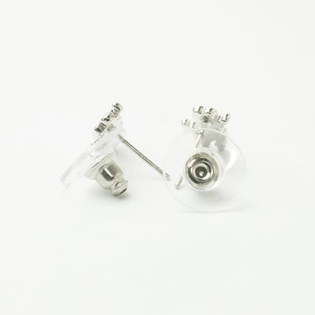両耳用（2個セット）トイプードル プードルモチーフ スタッド ピアス Silverpost925 シルバー ゴールド メンズ レディース ユニセックス アクセサリー：PSS170601