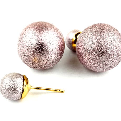 シュガーパール カラーボール バックキャッチピアス 2way おしゃれ カラーピアス レディース アクセサリー
