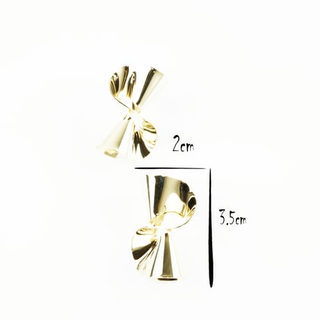 変形ピアス スタッドピアス ゴールド シルバー 大人 個性的 レディース アクセサリー：PM171201