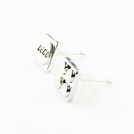両耳用（2個セット）LEGO レゴ モチーフ スタッド ピアス アシンメトリーピアス Silverpost925 シルバー ゴールド メンズ レディース ユニセックス アクセサリー：SP250501