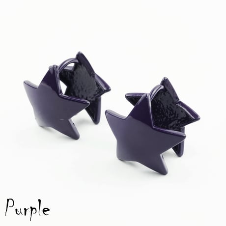 両耳用（2個セット）スター カラー フープ リング 18G  レディース アクセサリー：HPB170402