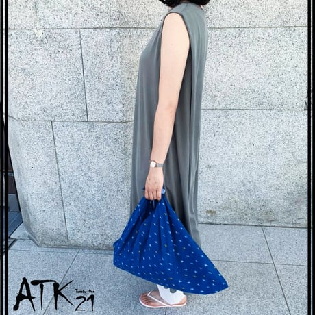 和柄 大判サイズ あずま袋 手ぬぐい 手作り ハンドメイド エコバック 買い物袋  お出かけ ご近所コーデ メンズ レディース ユニセックス おしゃれ 雑貨：AB200901