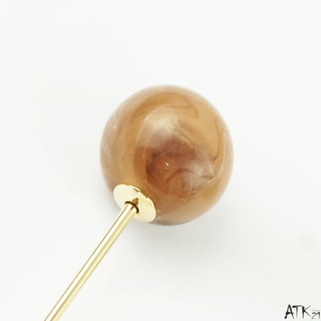 ヘアバトン マーブルカラー パール  さすだけ簡単ヘアアクセ ヘアアレンジ  ハーフアップ アップヘア レディース ヘアアクセサリー：HBN170901