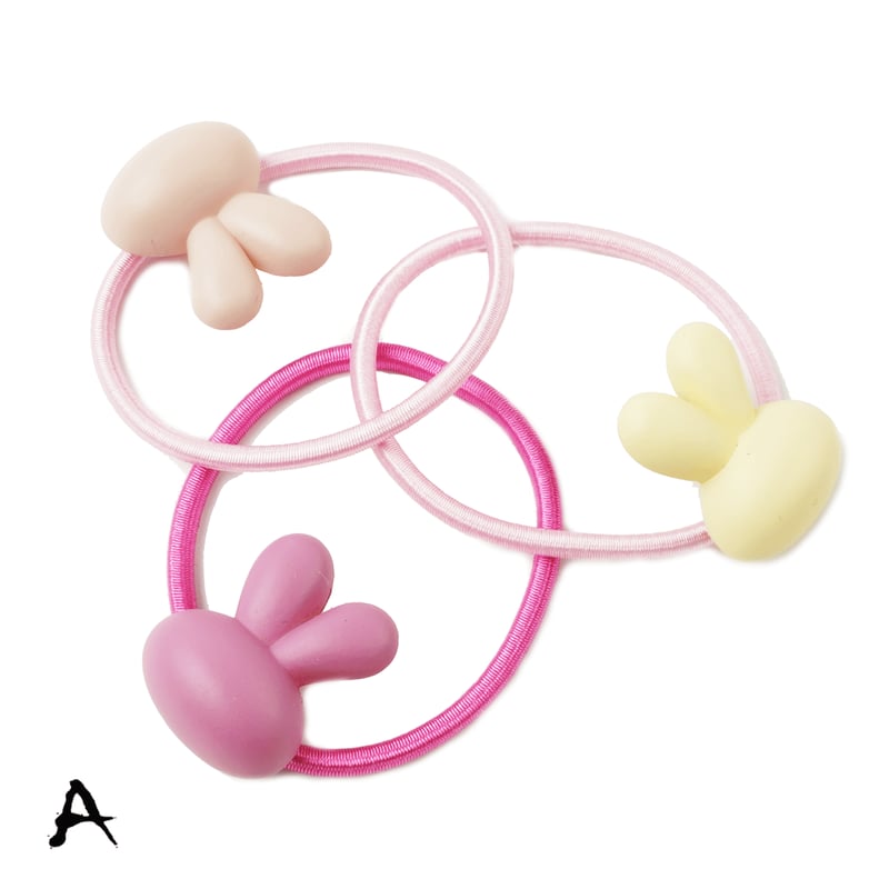 ヘアゴム ヘアリボン ツインテール 1232 うさぎ ヘアゴム ヘアリボン