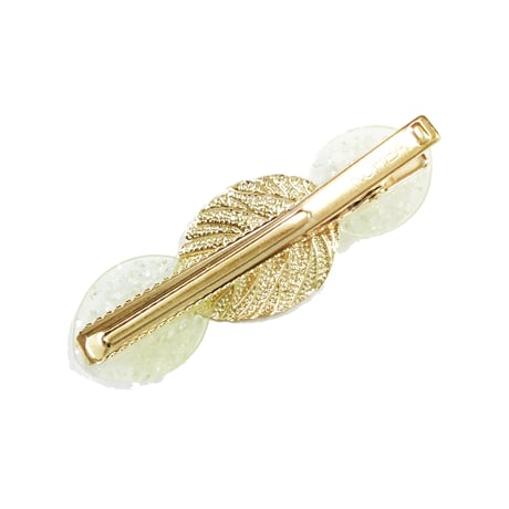 リーフ ストーンゴールド ヘアピン ヘアクリップ ダッカール くちばしクリップ 簡単ヘアアレンジ レディース ヘアアクセサリー：HD171202