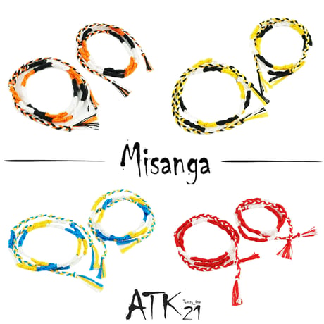 ペア カップル ミサンガ Ｍｉｓｓａｎｇａ アンクレット  メンズ レディース お守り ミックスカラー コードアンクレット：AMP180601